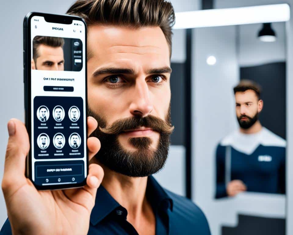 App para testar a barba